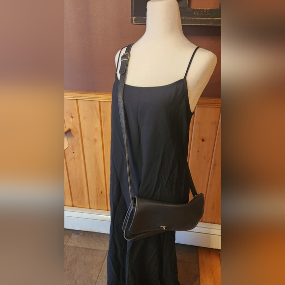 CALVIN KLEIN Black Midi Sleeveless Dress Size Small - Picture 9 of 11